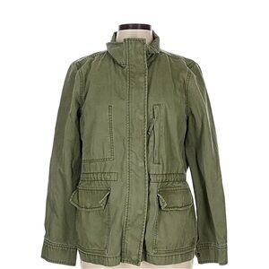 Madewell Army Green Utility Cargo Jacket Size Medium Cotton